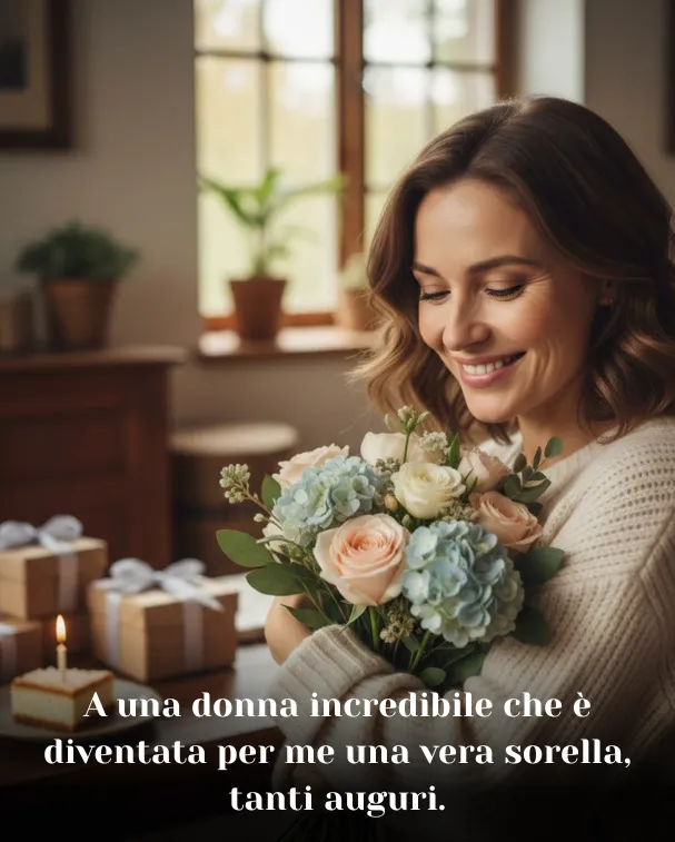 A una donna incredibile che è diventata per me una vera sorella, tanti auguri