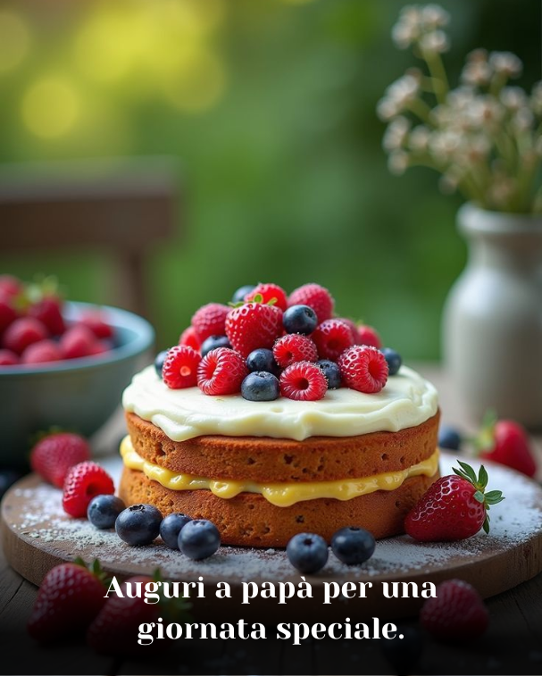 Auguri a papà per una giornata speciale