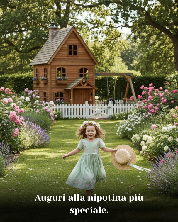 Auguri alla nipotina più speciale