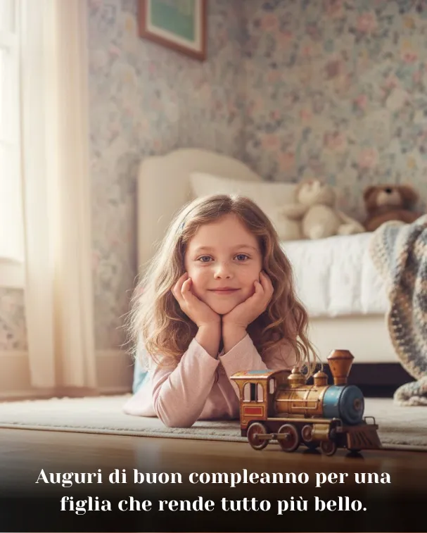 Auguri di buon compleanno per una figlia che rende tutto più bello