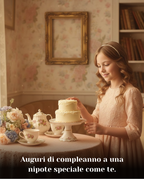 Auguri di compleanno a una nipote speciale come te