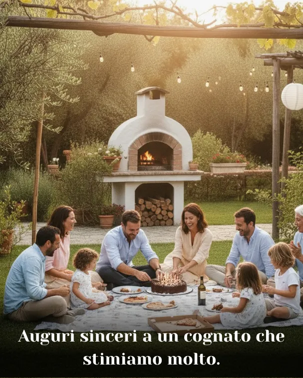 Auguri sinceri a un cognato che stimiamo molto
