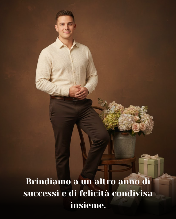 Brindiamo a un altro anno di successi e di felicità condivisa insieme