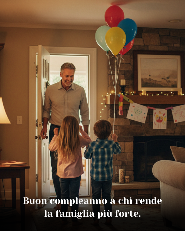 Buon compleanno a chi rende la famiglia più forte