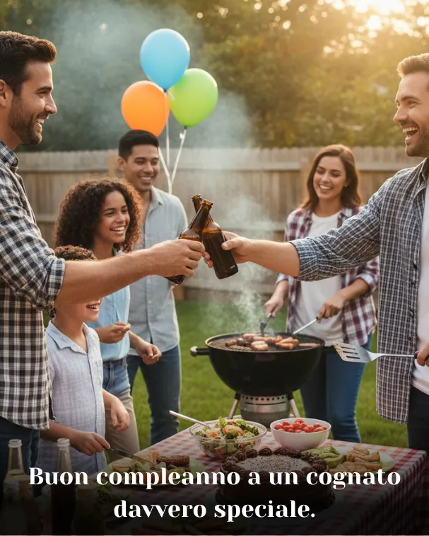 Buon compleanno a un cognato davvero speciale