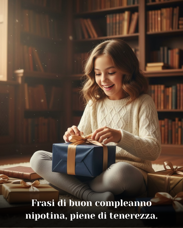 Frasi di buon compleanno nipotina, piene di tenerezza.