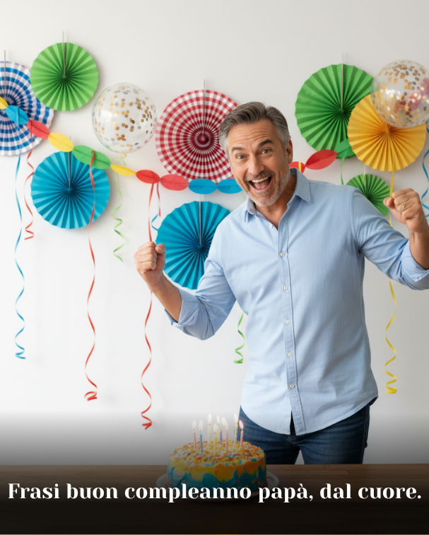 Frasi buon compleanno papà, dal cuore