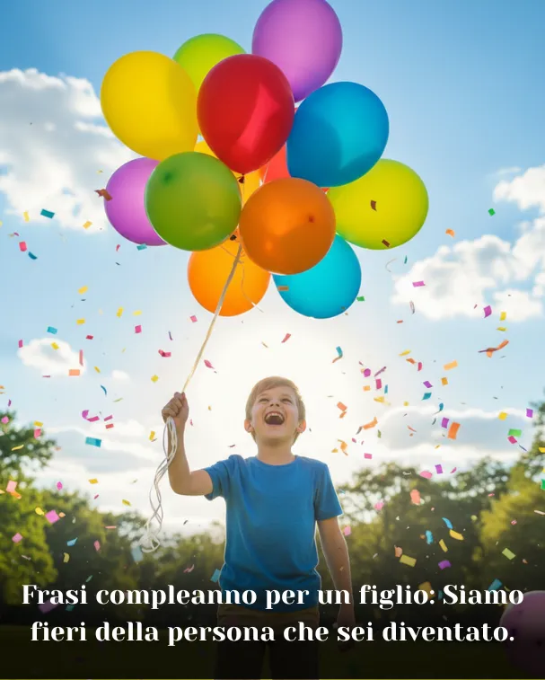 Frasi compleanno per un figlio_ Siamo fieri della persona che sei diventato