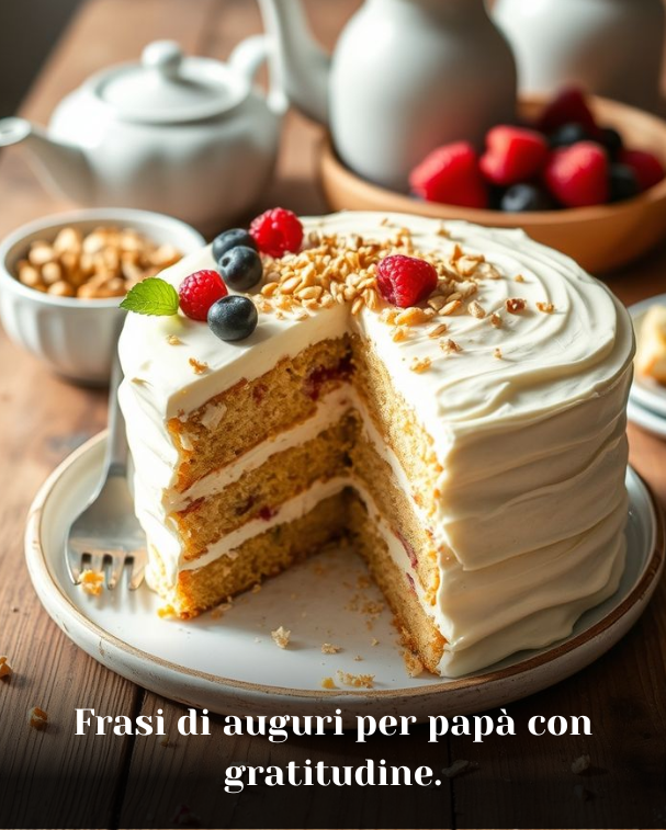 Frasi di auguri per papà con gratitudine