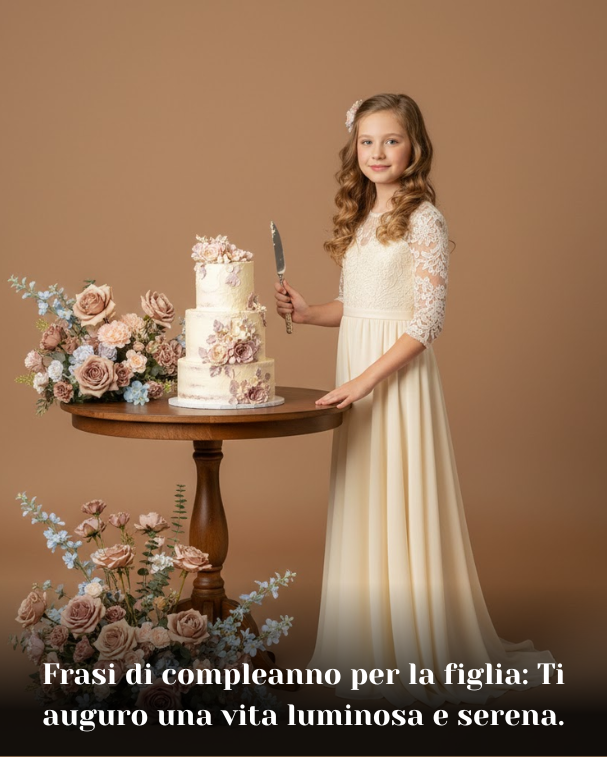 Frasi di compleanno per la figlia_ Ti auguro una vita luminosa e serena