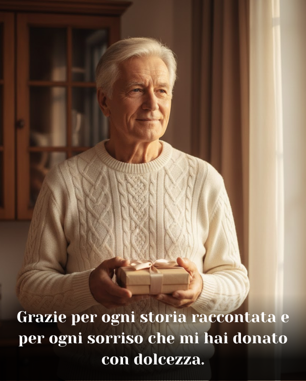 Grazie per ogni storia raccontata e per ogni sorriso che mi hai donato con dolcezza