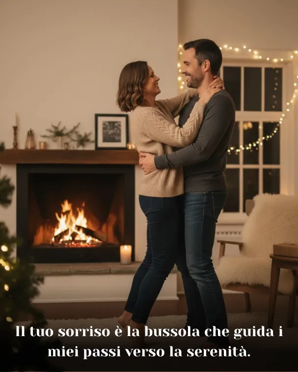 Il tuo sorriso è la bussola che guida i miei passi verso la serenità