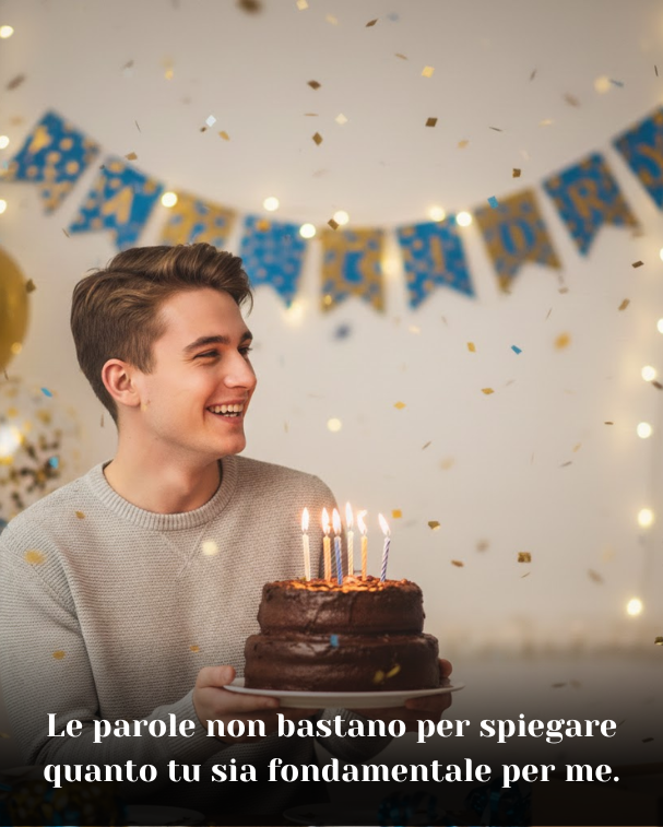 Le parole non bastano per spiegare quanto tu sia fondamentale per me
