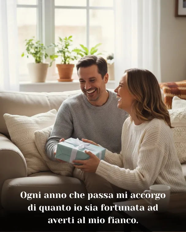 Ogni anno che passa mi accorgo di quanto io sia fortunata ad averti al mio fianco