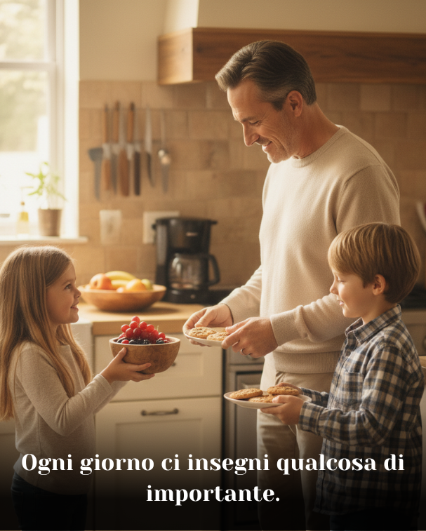 Ogni giorno ci insegni qualcosa di importante