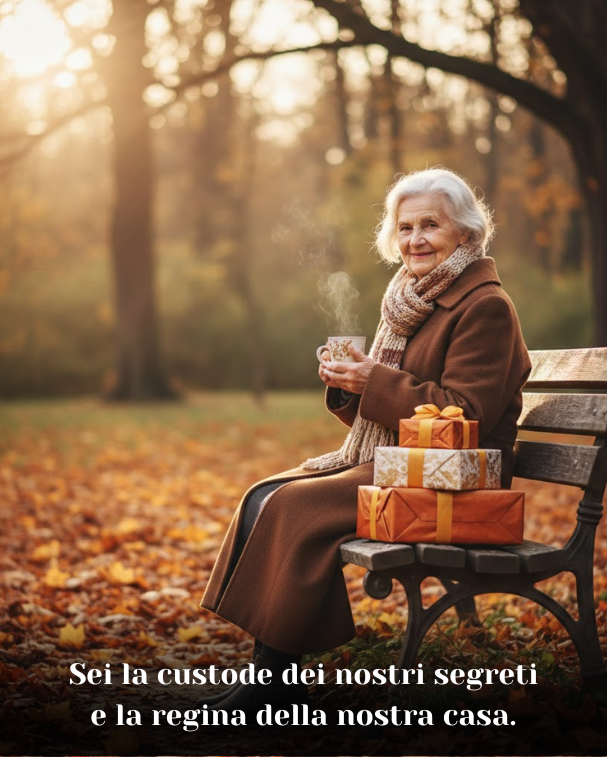 Sei la custode dei nostri segreti e la regina della nostra casa
