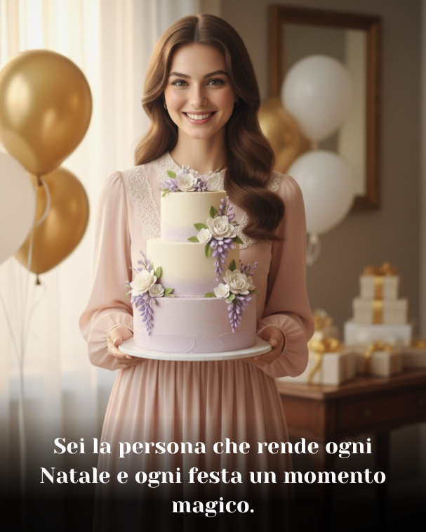 Sei la persona che rende ogni Natale e ogni festa un momento magico