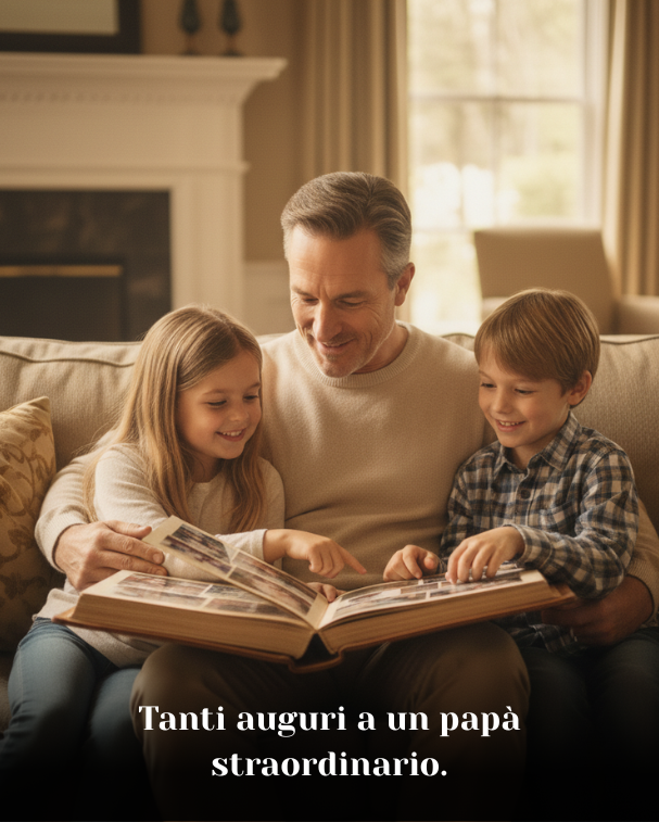 Tanti auguri a un papà straordinario