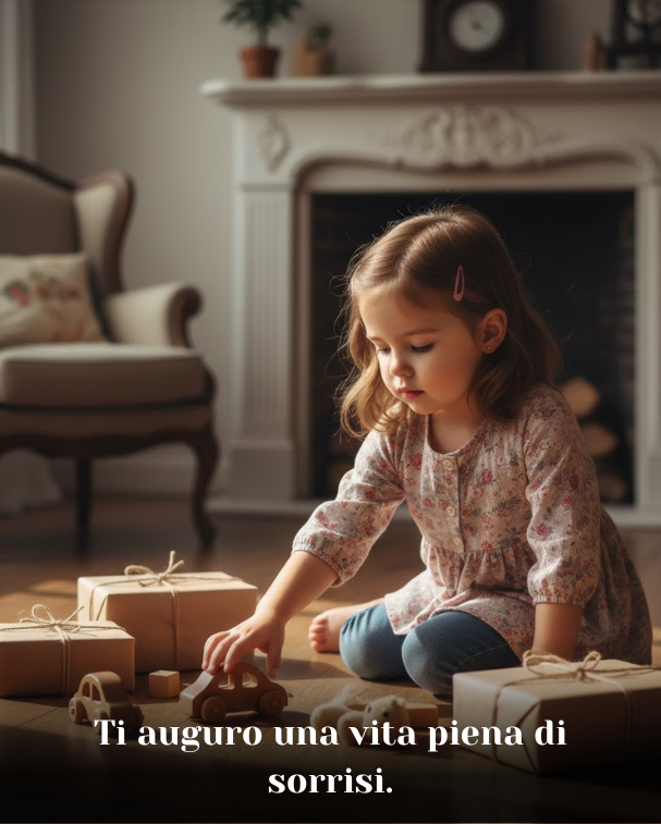Ti auguro una vita piena di sorrisi