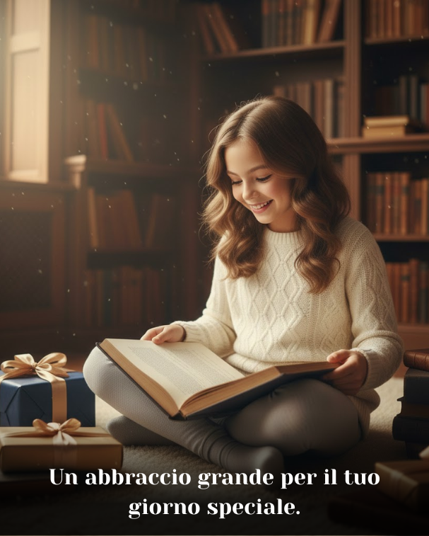 Un abbraccio grande per il tuo giorno speciale.