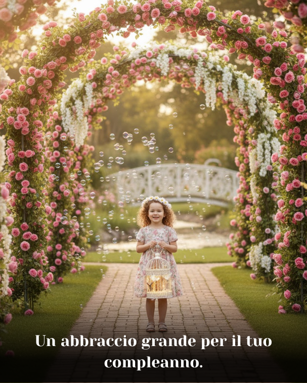 Un abbraccio grande per il tuo compleanno