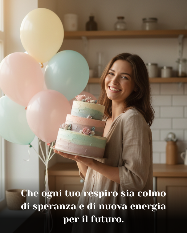 Che ogni tuo respiro sia colmo di speranza e di nuova energia per il futuro