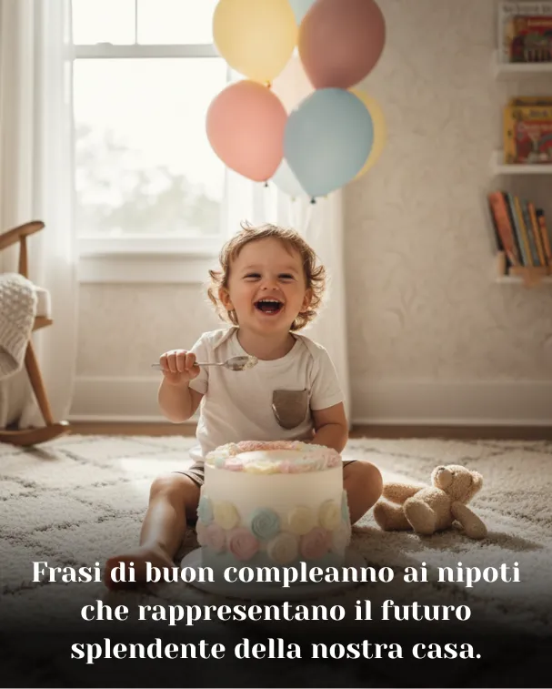 Frasi di buon compleanno ai nipoti che rappresentano il futuro splendente della nostra casa