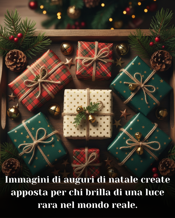 Immagini di auguri di natale create apposta per chi brilla di una luce rara nel mondo reale