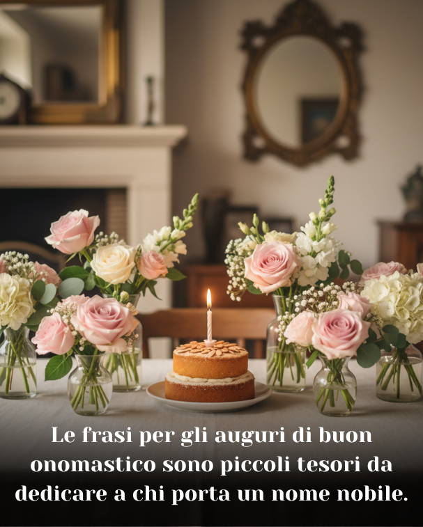 Le frasi per gli auguri di buon onomastico sono piccoli tesori da dedicare a chi porta un nome nobile