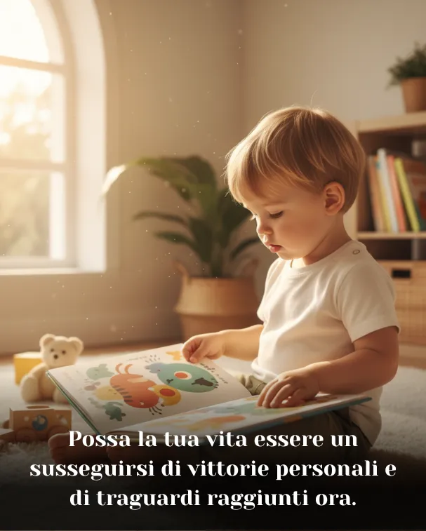 Possa la tua vita essere un susseguirsi di vittorie personali e di traguardi raggiunti ora