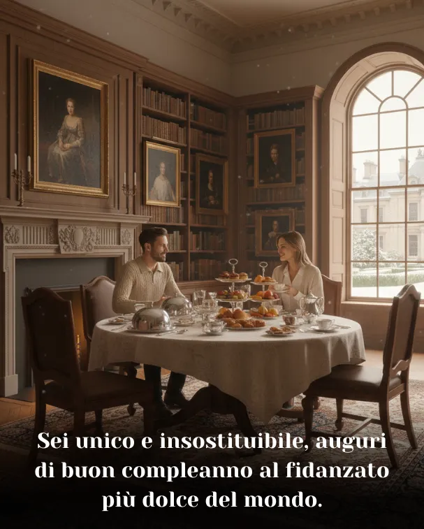 Sei unico e insostituibile, auguri di buon compleanno al fidanzato più dolce del mondo