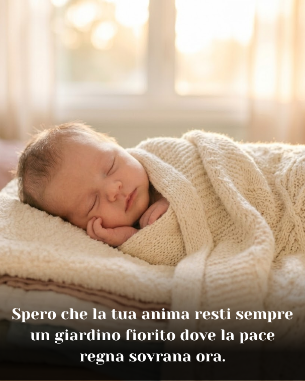 Spero che la tua anima resti sempre un giardino fiorito dove la pace regna sovrana ora