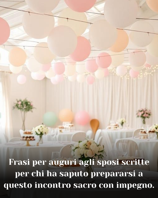 Frasi per auguri agli sposi scritte per chi ha saputo prepararsi a questo incontro sacro con impegno