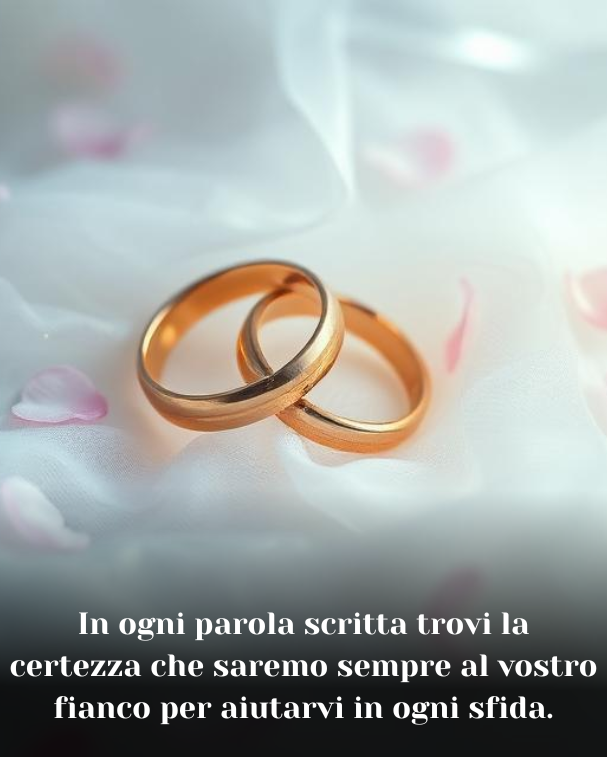 In ogni parola scritta trovi la certezza che saremo sempre al vostro fianco per aiutarvi in ogni sfida