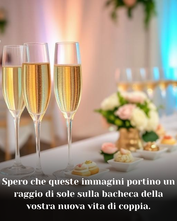Spero che queste immagini portino un raggio di sole sulla bacheca della vostra nuova vita di coppia