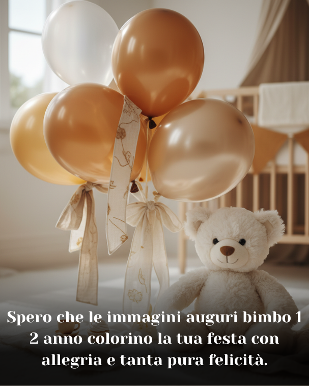 Spero che le immagini auguri bimbo 1 2 anno colorino la tua festa con allegria e tanta pura felicità