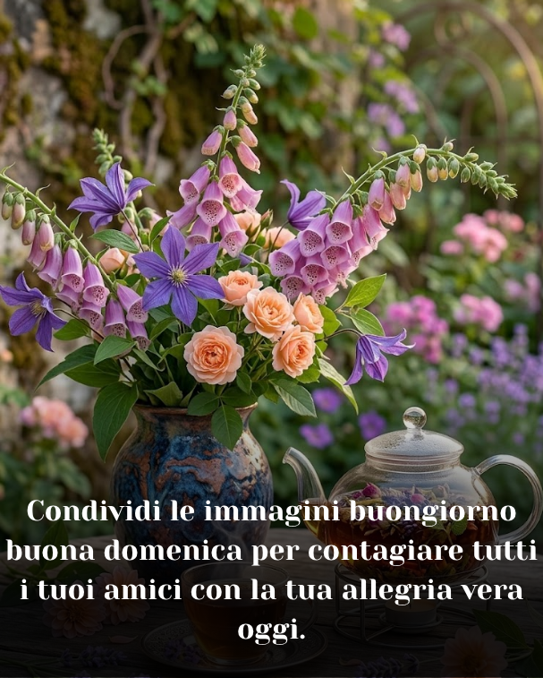 Condividi le immagini buongiorno buona domenica per contagiare tutti i tuoi amici con la tua allegria vera oggi.