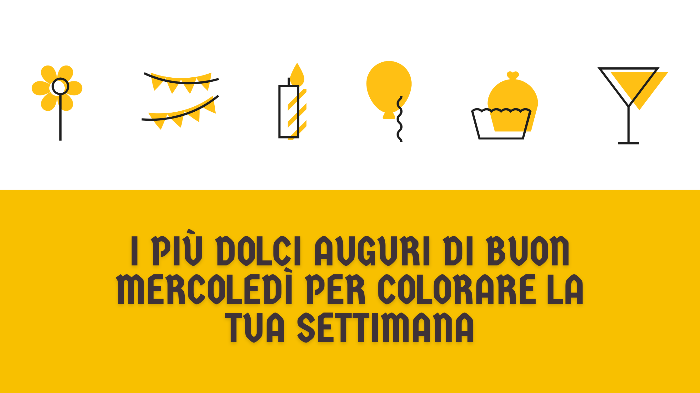 I più dolci auguri di buon mercoledì per colorare la tua settimana