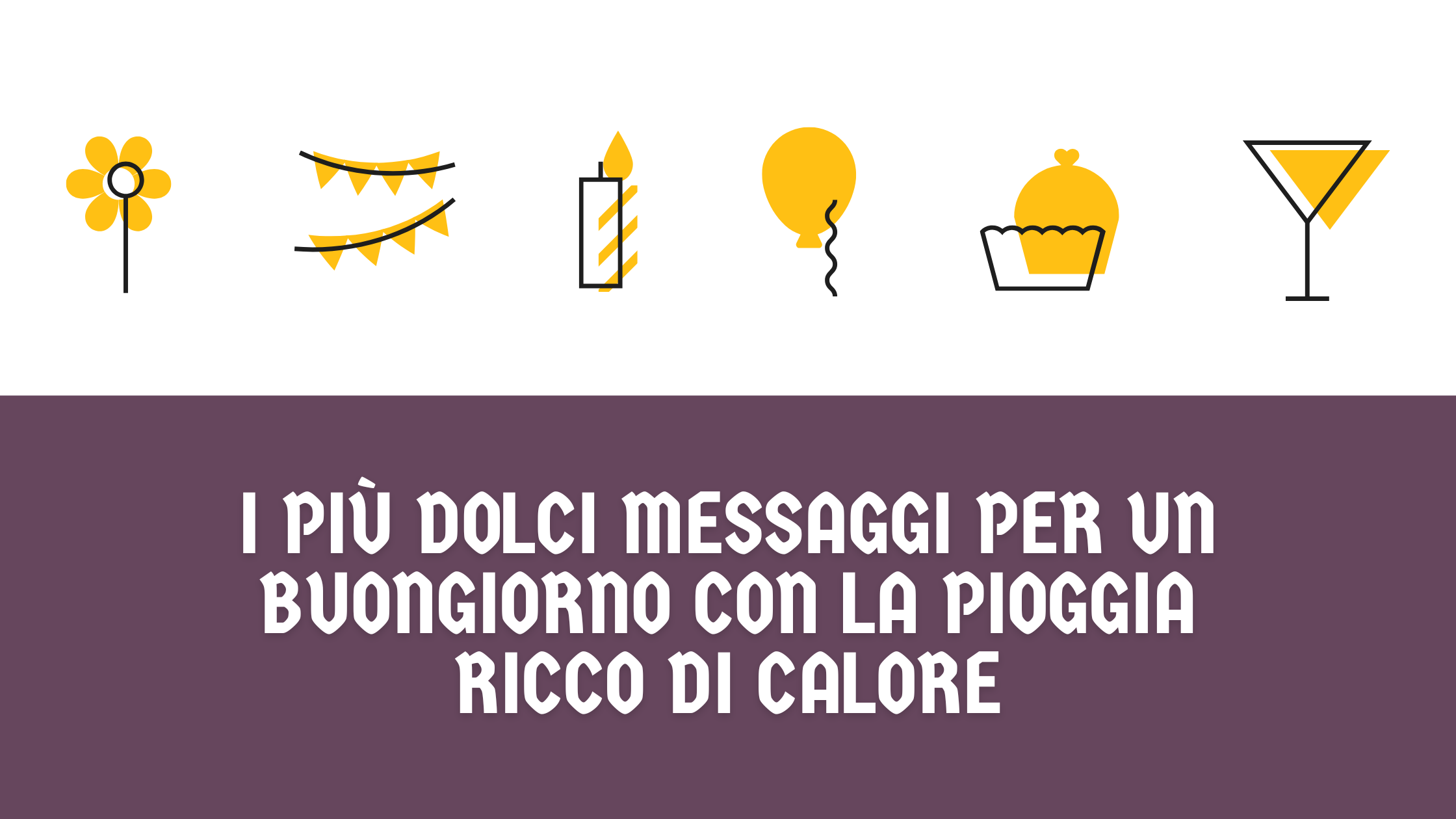 I più dolci messaggi per un buongiorno con la pioggia ricco di calore