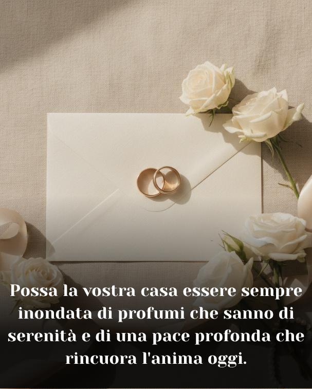 Possa la vostra casa essere sempre inondata di profumi che sanno di serenità e di una pace profonda che rincuora l'anima oggi.