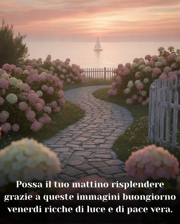 Possa il tuo mattino risplendere grazie a queste immagini buongiorno venerdi ricche di luce e di pace vera