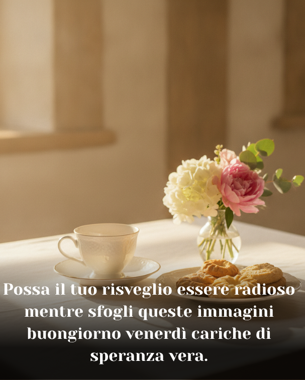 Possa il tuo risveglio essere radioso mentre sfogli queste immagini buongiorno venerdì cariche di speranza vera