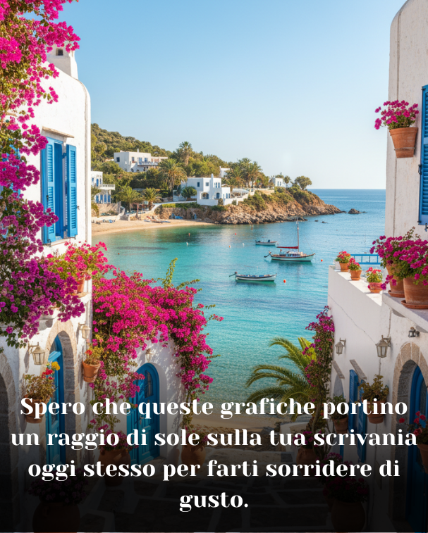 Spero che queste grafiche portino un raggio di sole sulla tua scrivania oggi stesso per farti sorridere di gusto