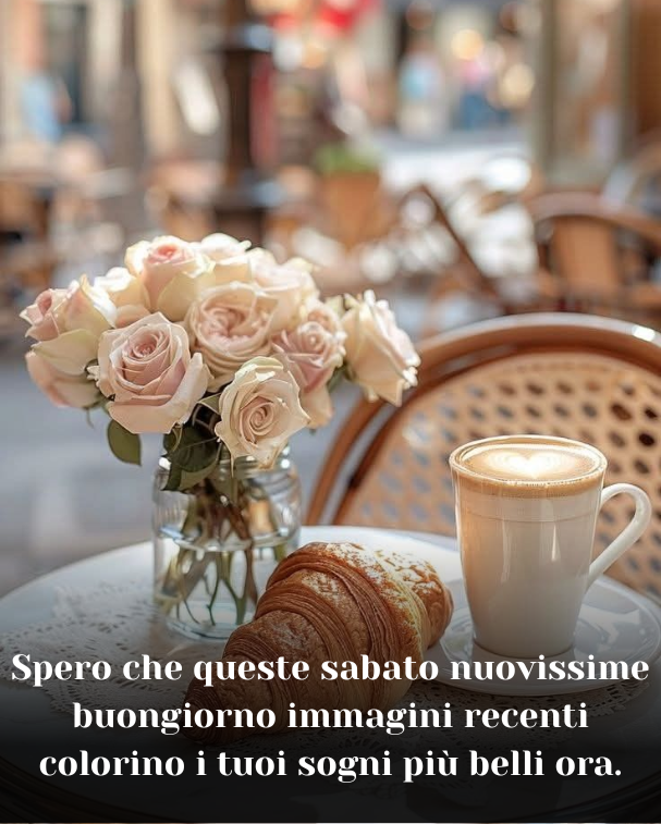 Spero che queste sabato nuovissime buongiorno immagini recenti colorino i tuoi sogni più belli ora