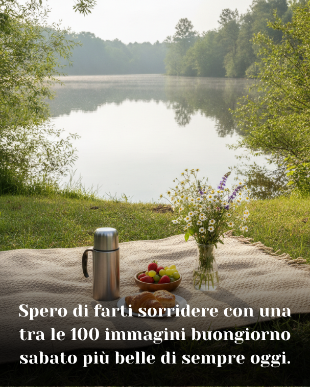 Spero di farti sorridere con una tra le 100 immagini buongiorno sabato più belle di sempre oggi