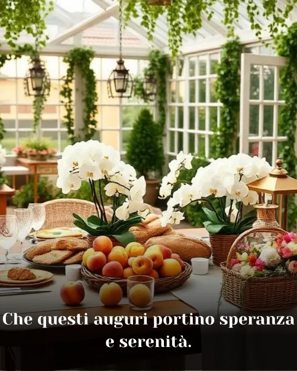 Che questi auguri portino speranza e serenità.