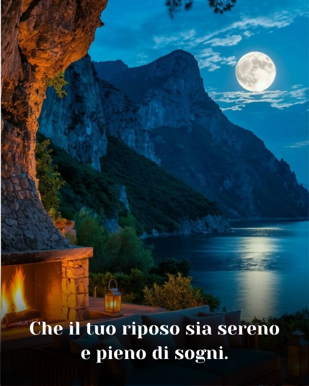 Che il tuo riposo sia sereno e pieno di sogni