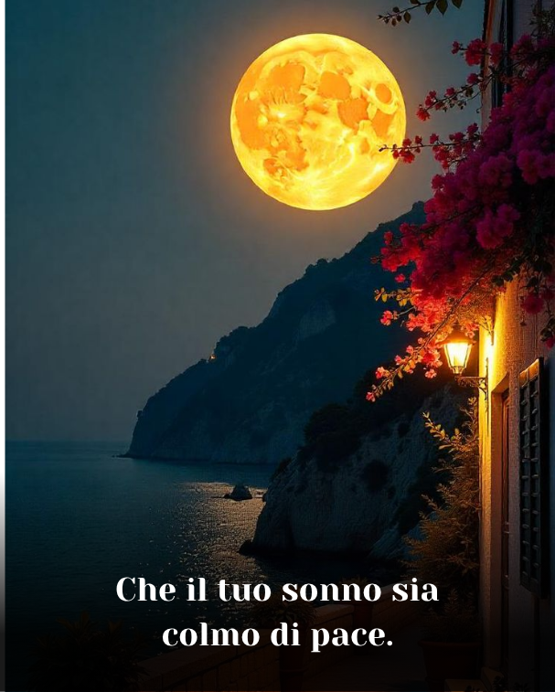 Che il tuo sonno sia colmo di pace