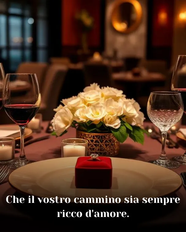 Che il vostro cammino sia sempre ricco d'amore