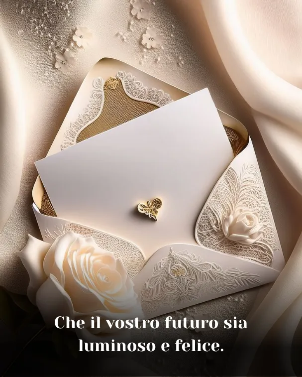Che il vostro futuro sia luminoso e felice